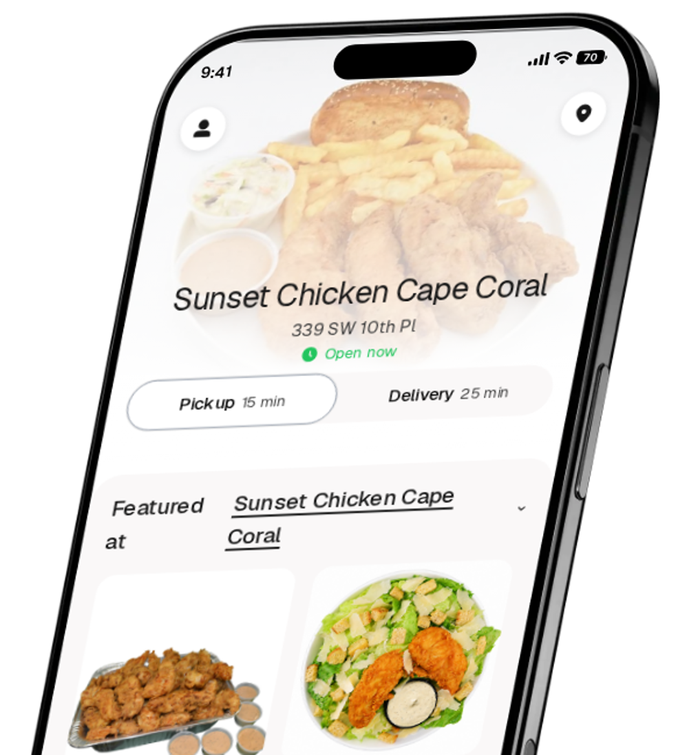Sunset Chicken Cape Coral app preview