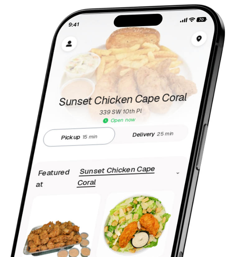 Sunset Chicken Cape Coral app preview